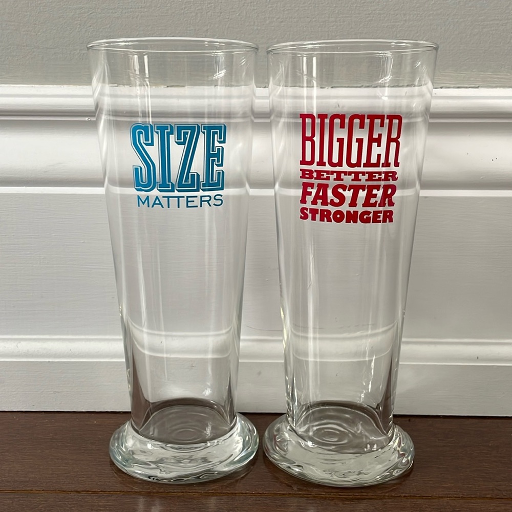 Beer glasses
